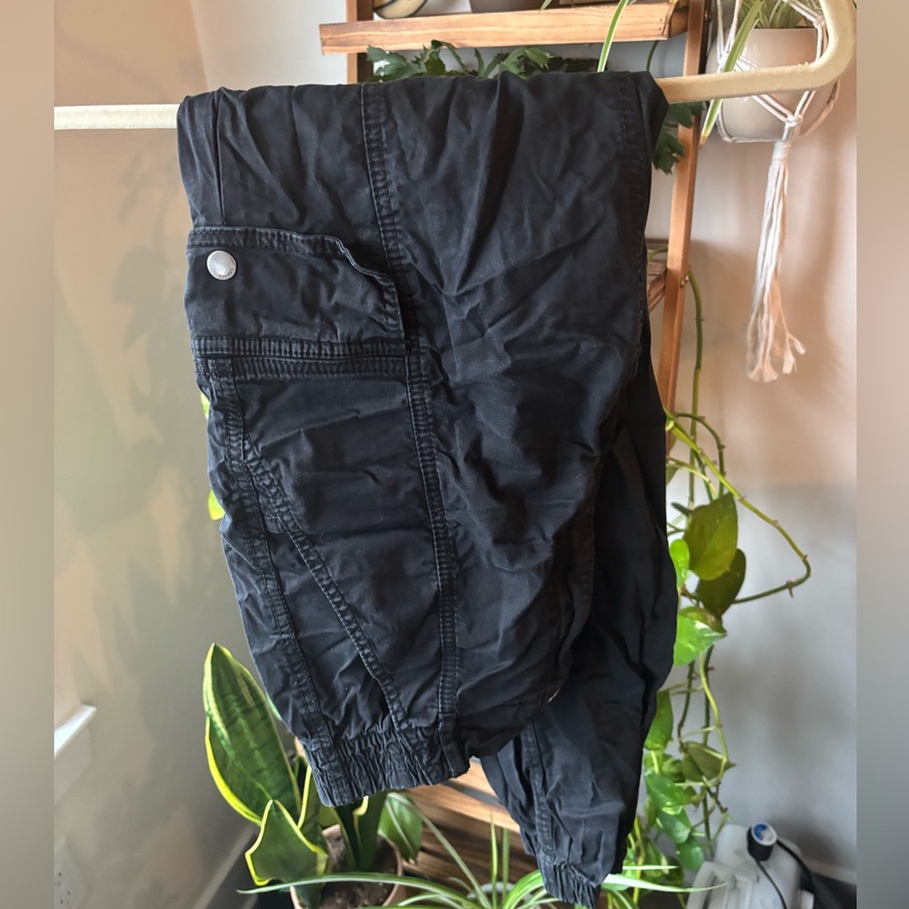 Garage Black Cargo Pants